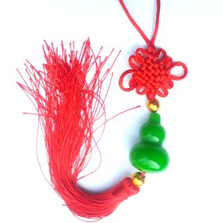 Hồ lô xanh lá treo balo, túi, treo cửa, treo xe, làm móc chìa khóa