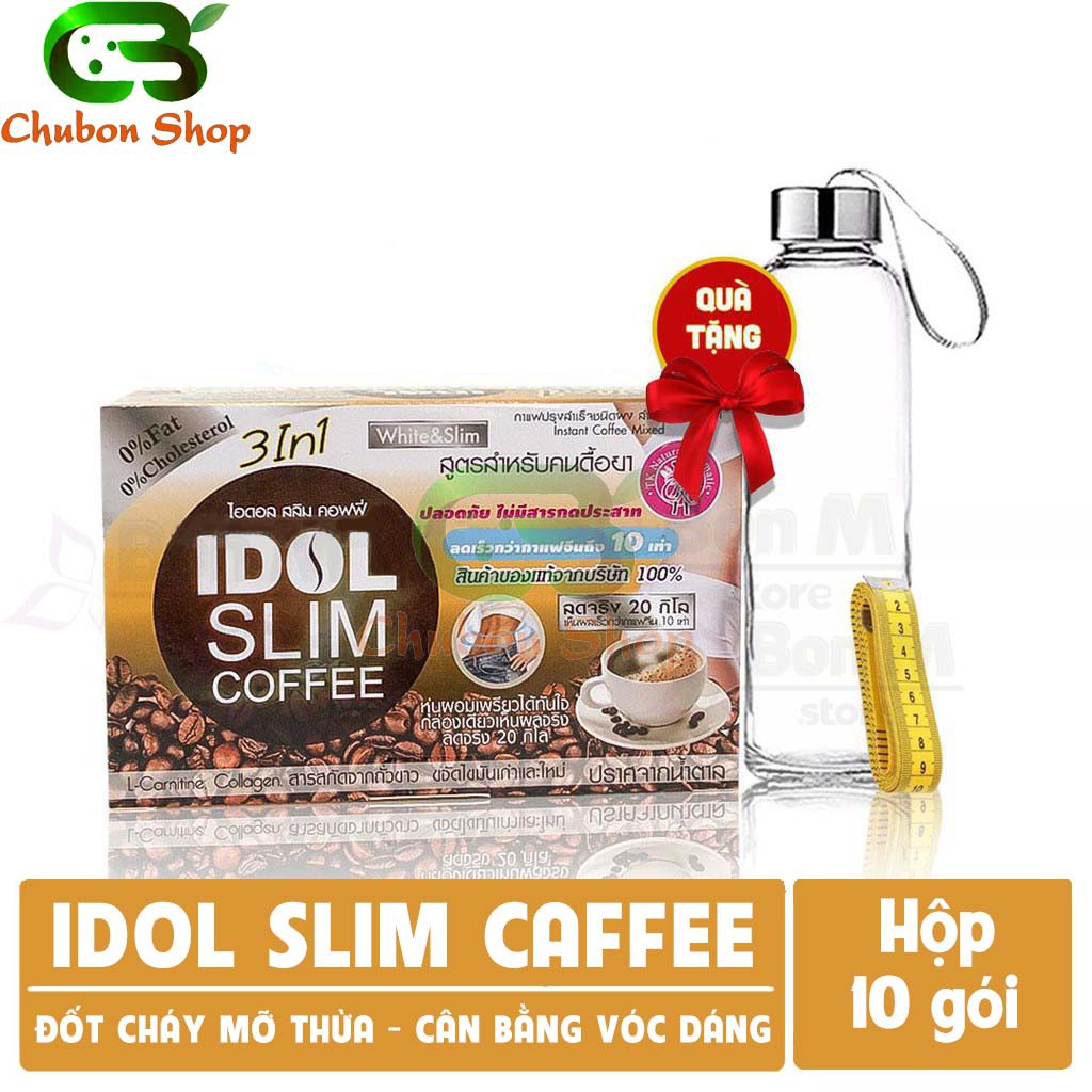 [KHÔNG GIẢM HOÀN TIỀN] Cafe Giảm Cân IDOL SLIM COFFEE 3 in 1 chính hãng.