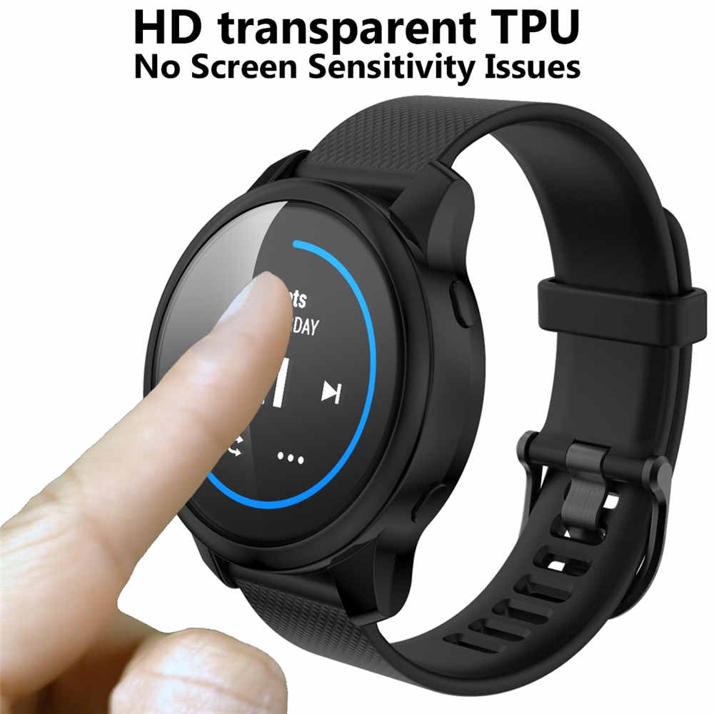 Ultra-Thin TPU Transparent Screen protective Watch Case For Garmin Venu full Protection Cover frame Shock-resistant Shell