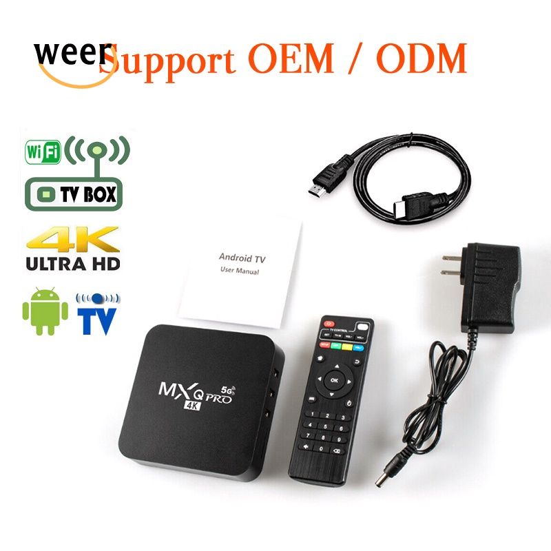 Hộp TV thông minh 4k Pro 5g 4gb/ 64gb Wifi Android 10.1 Tv Box MXQ PRO 5G 4K.