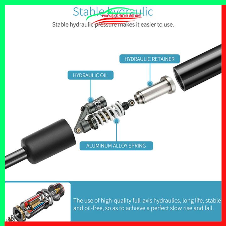 Bộ ty thủy lực ben hơi chống cốp sau Lexus RX350 RX450h 2010-2015 kèm phụ kiện lắp