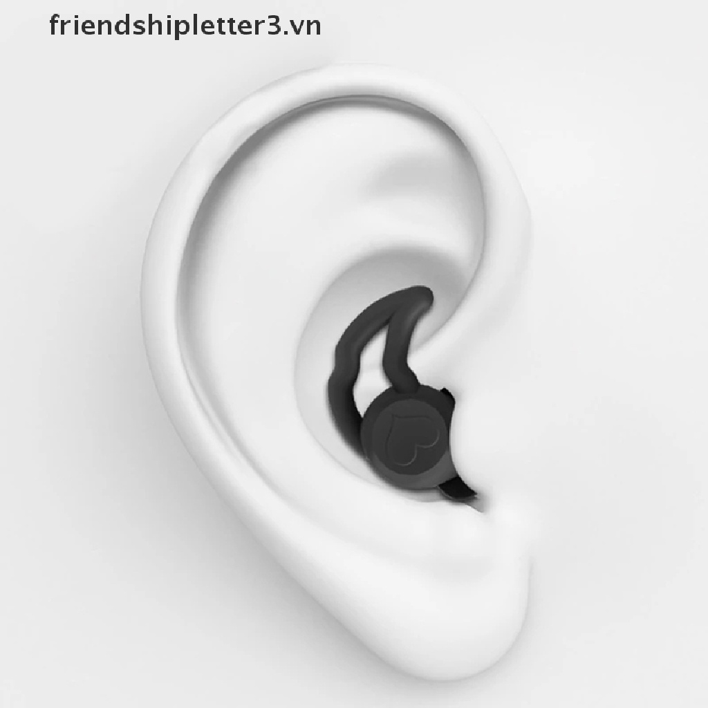 1 Cặp Nút Bịt Tai Giảm Tiếng Ồn Bằng Silicone Mềm