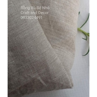 Vải linen khúc lẻ 37x100cm