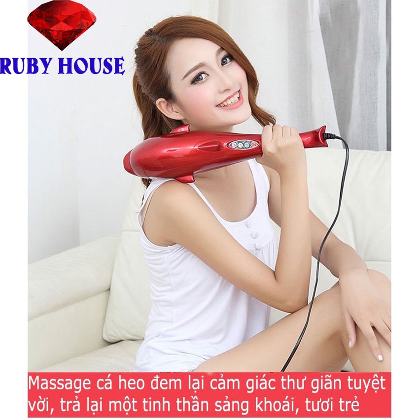 Máy Massage Đấm Bóp toàn cơ thể đa năng Dolphin, Máy mát xa cá heo đa năng - Ruby House