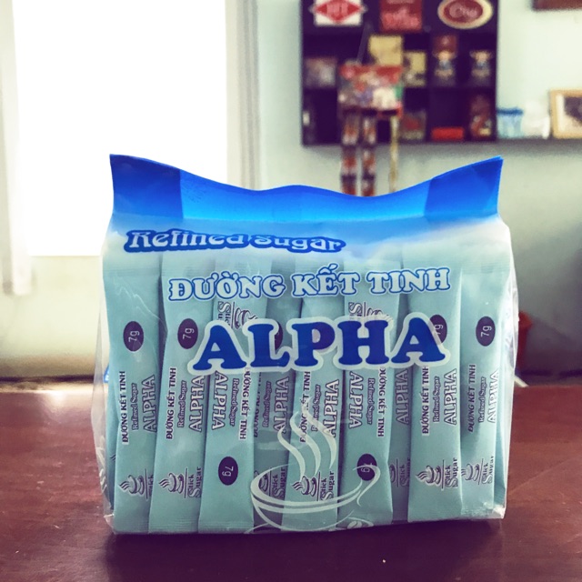Đường que tinh luyện Alpha cao cấp (7gram x 50 que)