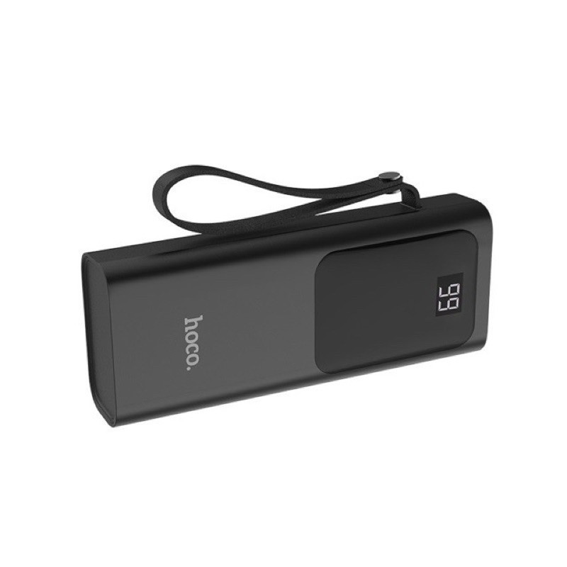 Pin sạc dự phòng Hoco J41 10000mAh Polymer 3 Cổng sạc vào 2 cổng ra USB . Sạc nhanh Hiển thị đèn LED