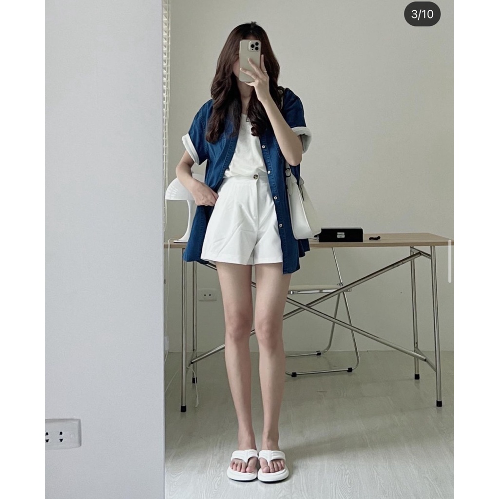 Áo bò sơ mi cộc tay 5037Somibococtay/p1k12