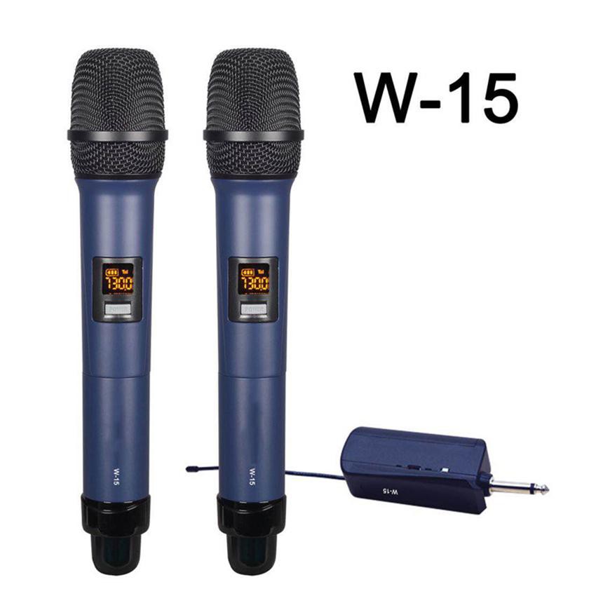 Micro Karaoke W14 / W15 Chính Hãng JSJ Không Dây Tần Số UHF Chống Hú Cực Tốt