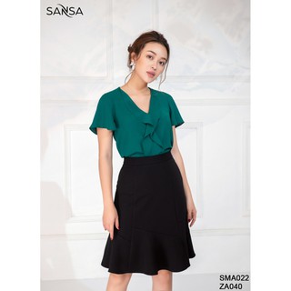Áo sơ mi ngắn tay nữ