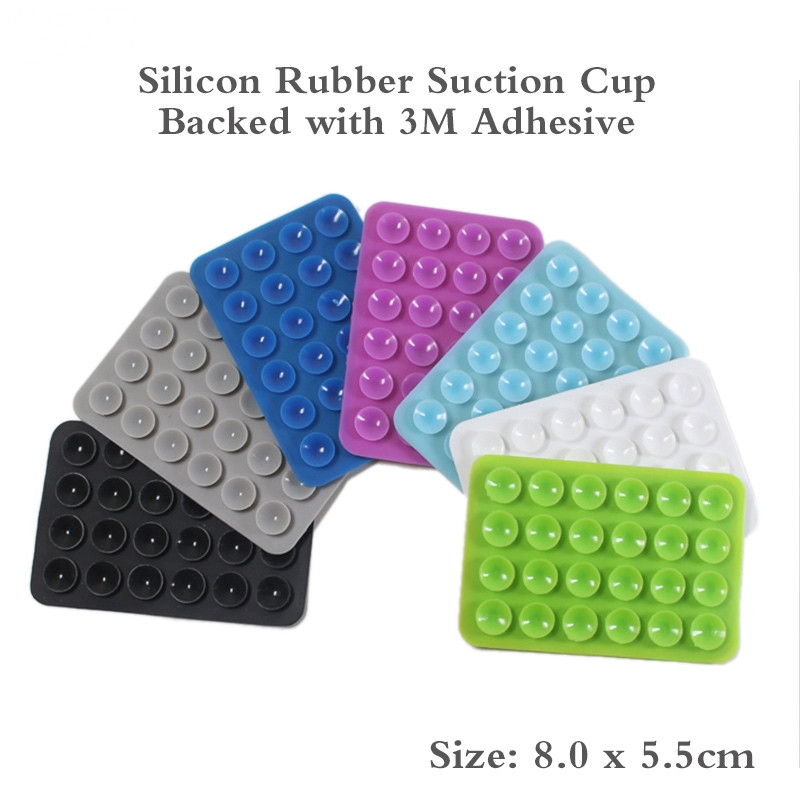 Đệm cao su silicone có cốc hút giữ điện thoại