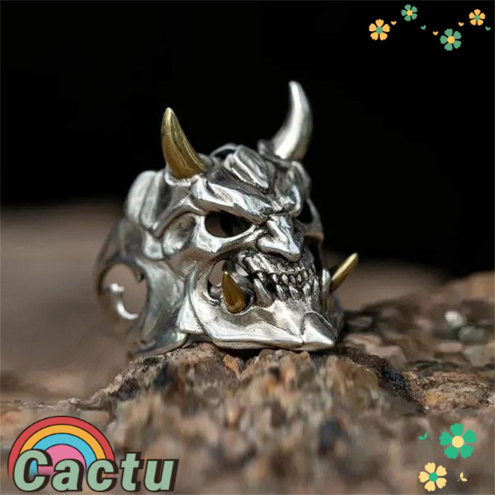 Nhẫn Hình Bộ Xương Phong Cách Gothic Cổ Điển Cho Nam