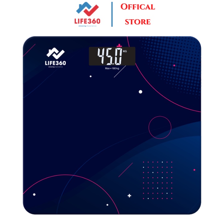 Cân sức khỏe điện tử Life360 AL-S22F - Hàng Chính Hãng