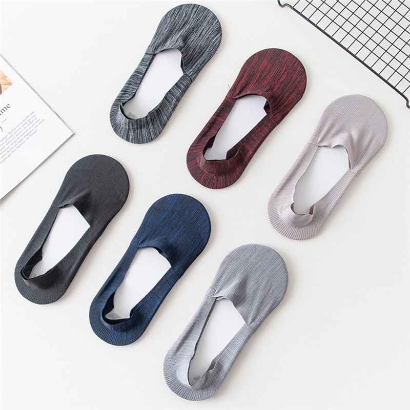 Vớ cotton lụa lạnh chống trượt đi mùa hè cho nam giới