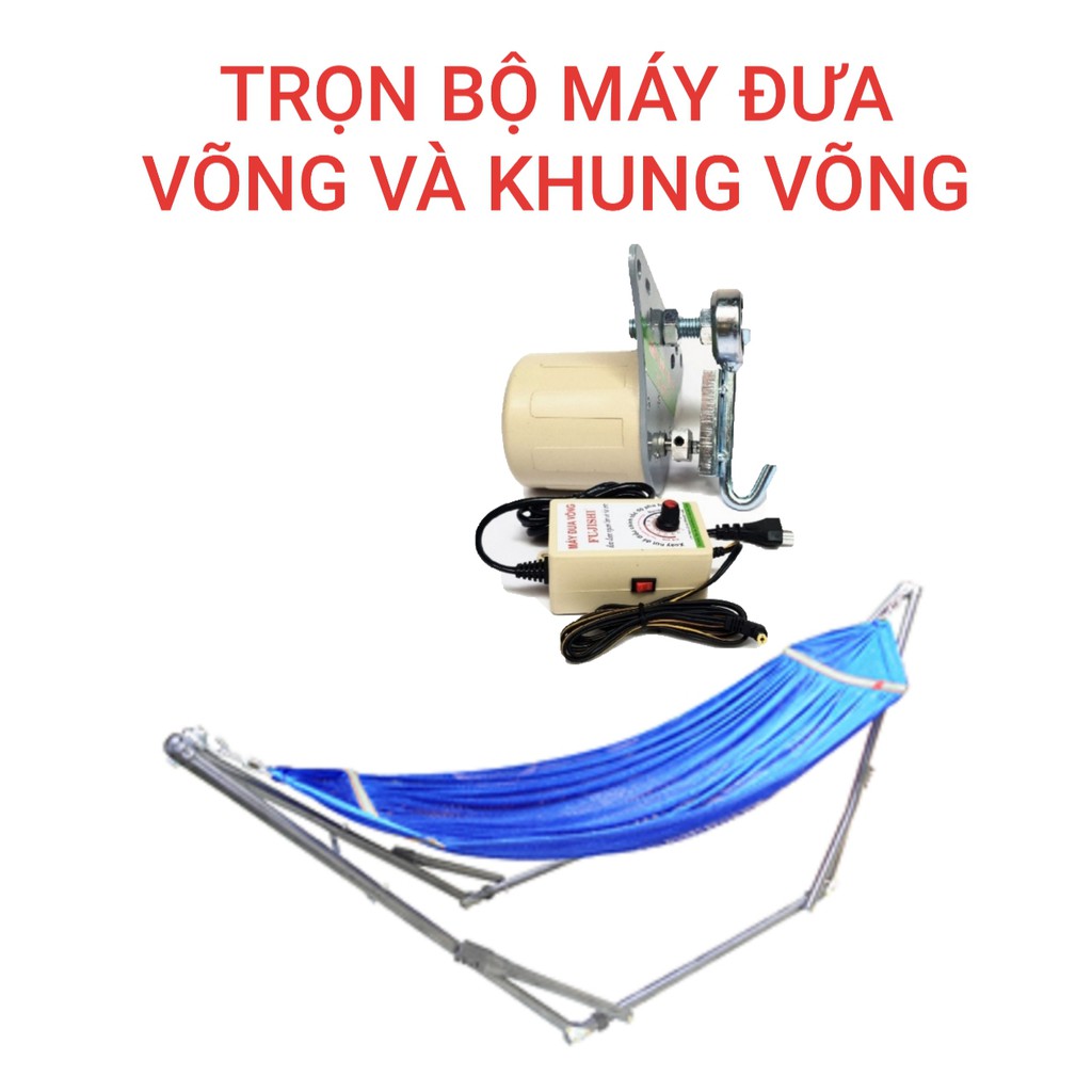 Máy đưa võng trọn bộ gồm máy đưa võng và khung võng