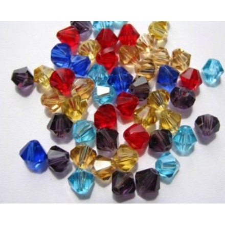 Gói 10-25-50gam hạt chóp nón nhiều màu 4x5mm