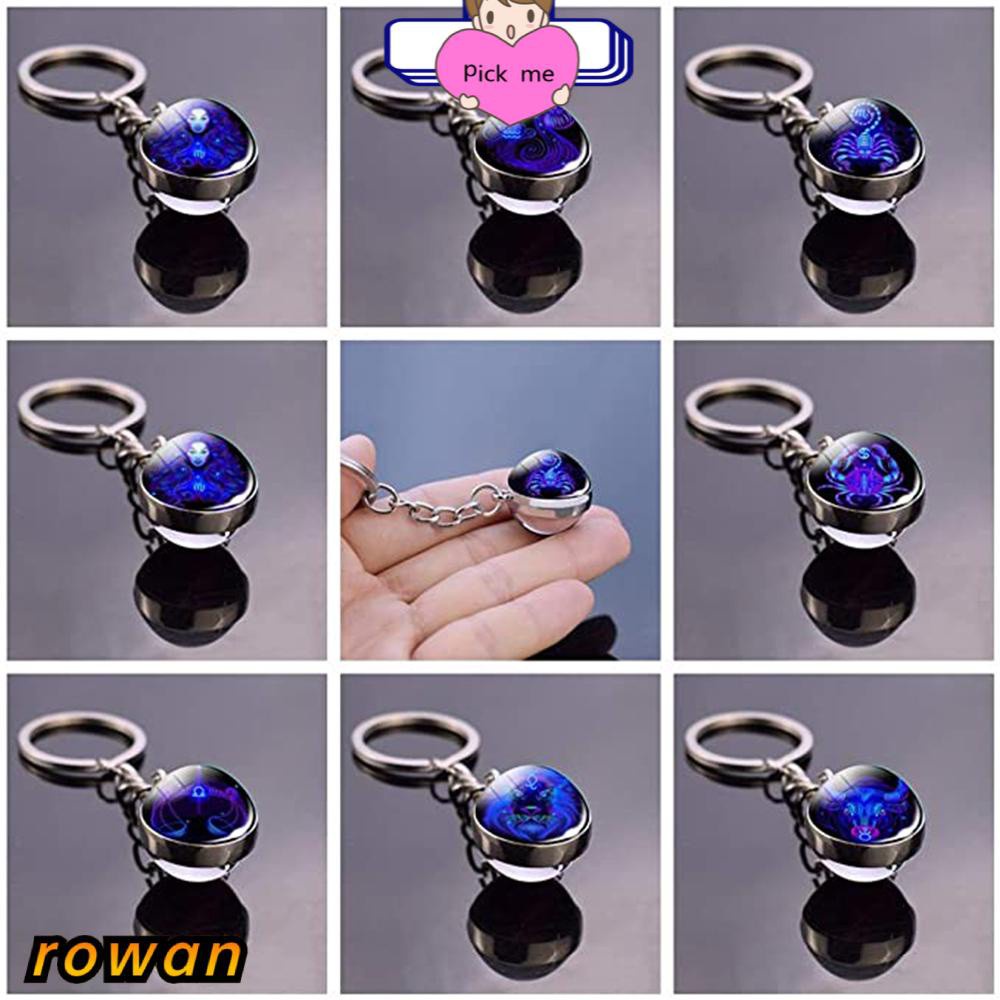 Móc Khóa Hình Cung Hoàng Đạo Phát Sáng Độc Đáo