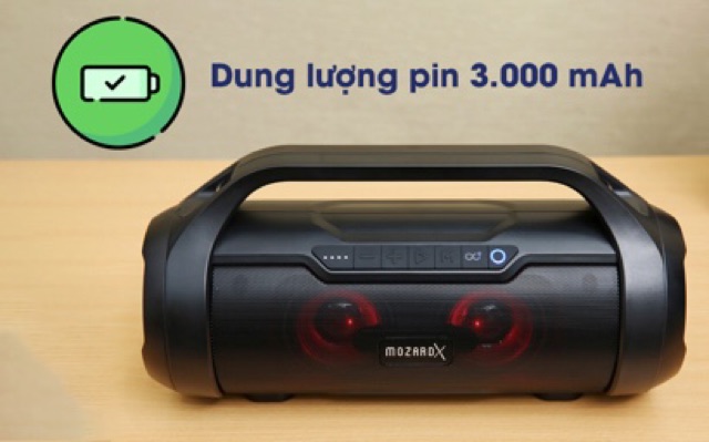 [Mã ELHACE giảm 4% đơn 300K] Loa Bluetooth MozardX BM01 Đen