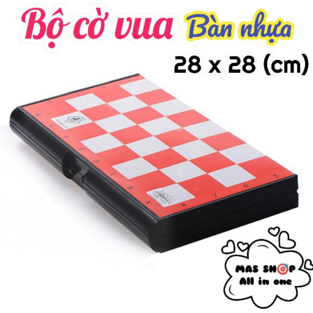 Bộ cờ vua bàn cờ nhựa 28 x 28 (cm)