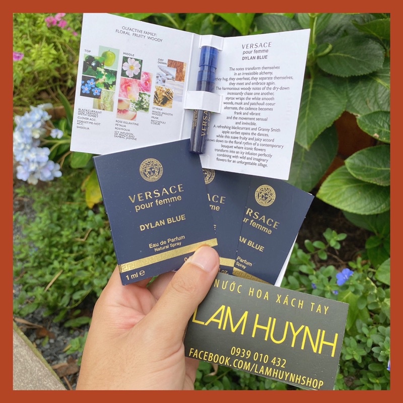 Vial nước hoa Nữ VERSACE DYLAN BLUE 1ml