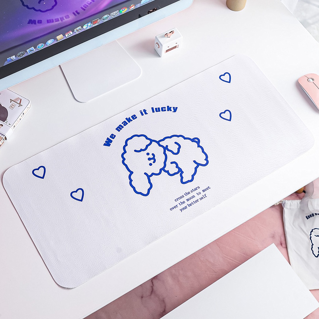 Miếng Lót Chuột Máy Tính Chống Trượt Không Thấm Nước Hình Hoạt Hình Dễ Thương
