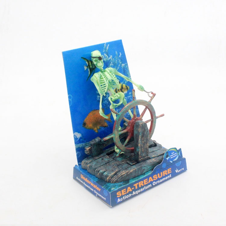 Bể cá cảnh bể cá trang trí bể cá cá cá ếch săn cá trong bể cá 100 kho báu trang trí