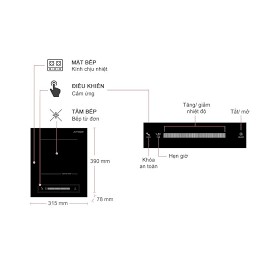 Bếp hồng ngoại đơn Junger MT-21