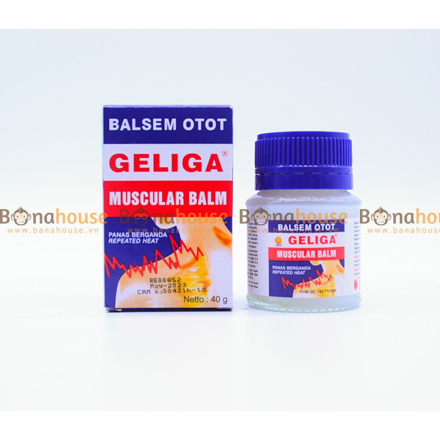 Dầu Cù Là Lửa GELIGA 40g Indonesia