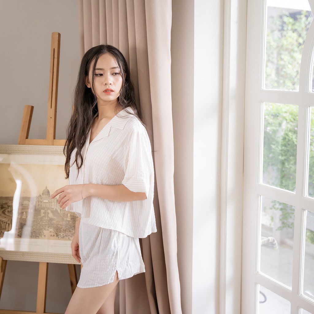 Bộ đồ ngủ nữ mặc nhà Pyjama TKFASHION BD05