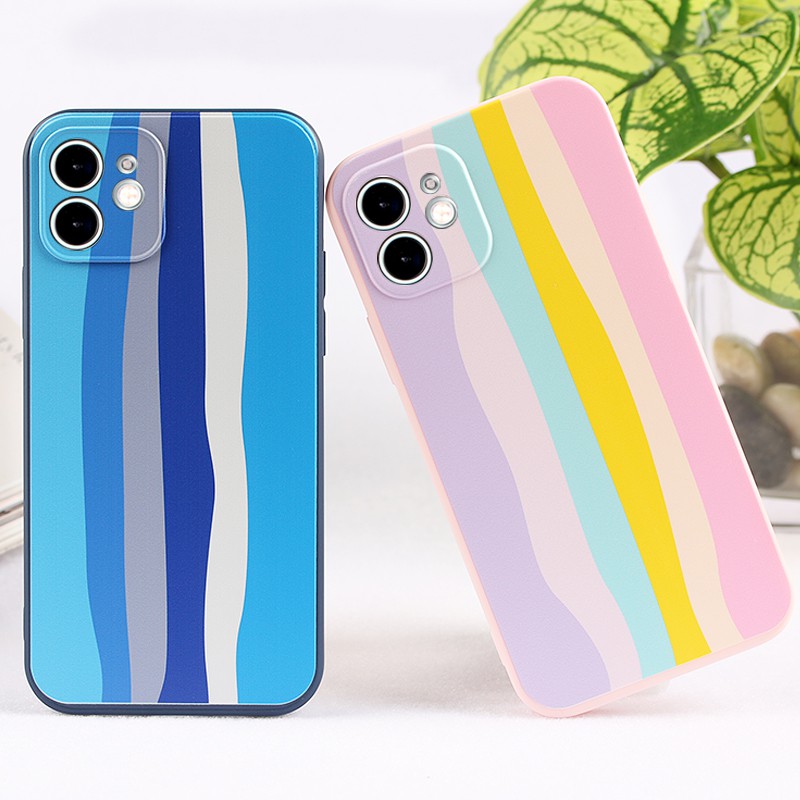 Ốp lưng JURSUE mềm hình cặp đôi dễ thương đẹp cho iPhone 13 12 11 Pro Max SE 2020 X XR XS ip 8 7 6 6S Plus kute Y240