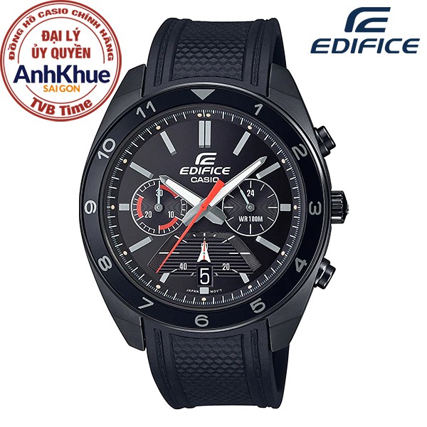 Đồng hồ nam dây nhựa Casio Edifice chính hãng Anh Khuê EFV-590PB-1AVUDF