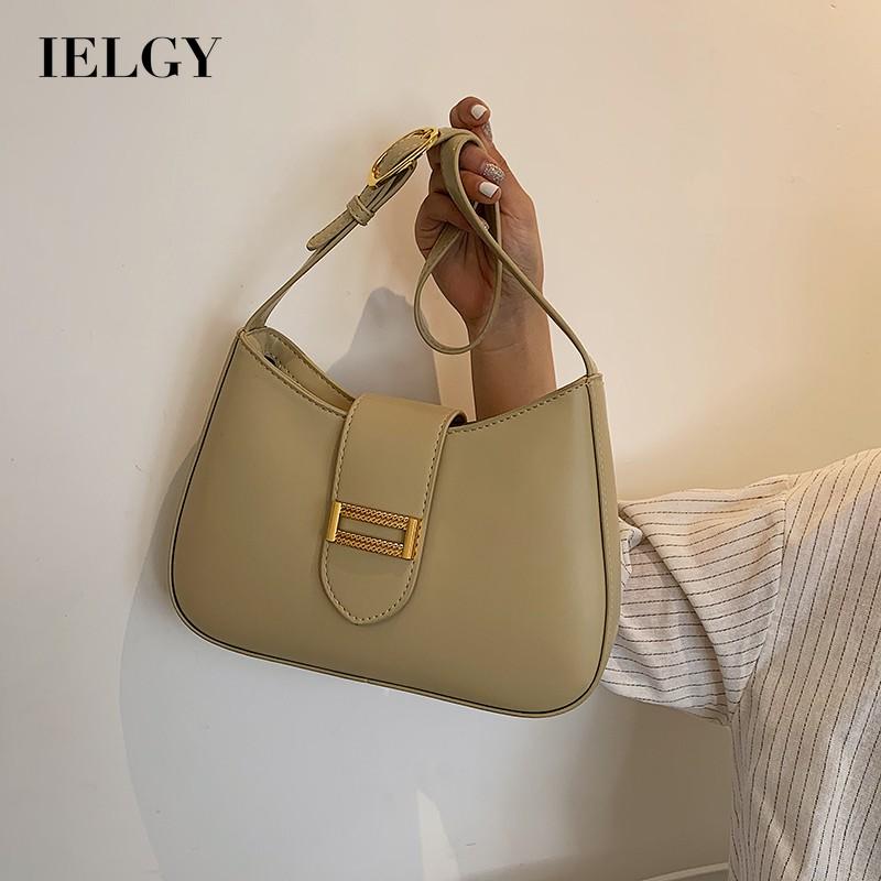 Ielgy Niche Túi Xách Đeo Vai Màu Trắng Thời Trang Mùa Hè Phổ Biến