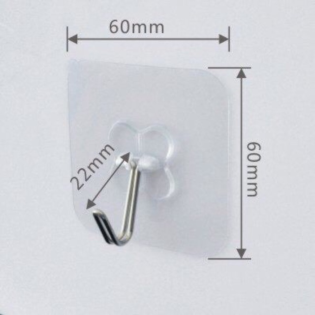 Móc dán tường chịu lực thần thánh 6 x 6cm