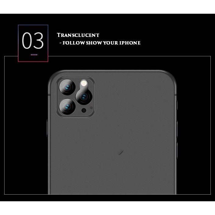 Ốp Điện Thoại Nhựa Trong Suốt Bề Mặt Nhám Cho IPhone 11 Pro Max X XS Max XR