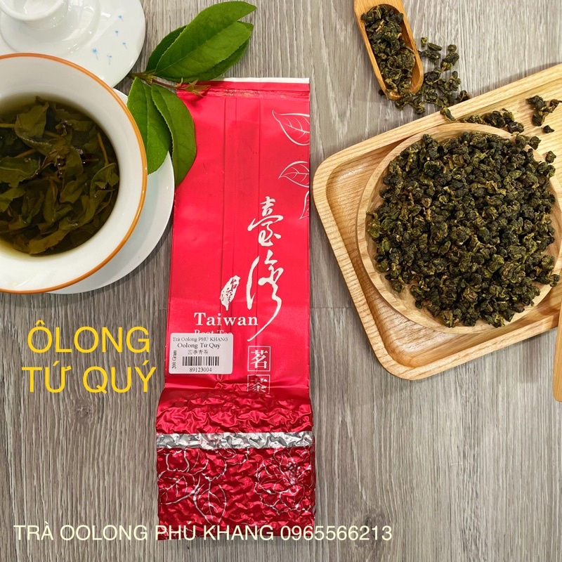 Trà Olong Tứ Quý (Olong Đài Loan), trà Bảo Lộc (200g)