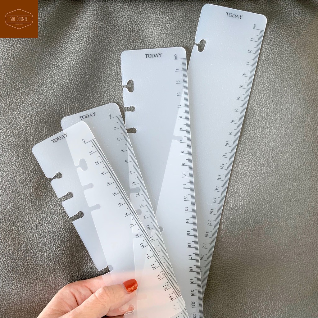 (Video) Thước Bookmark Today viền đen size A6/ A5/ B5/ A4