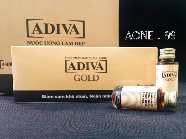 (CHÍNH HÃNG) 02 HỘP Collagen ADIVA GOLD - 14chai/hộp