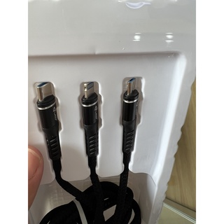 Dây sạc nhiều cổng 3in1 cho iphone, Samsung, xiaomi chính hãng, sản phẩm chất lượng, bảo hành 12 tháng