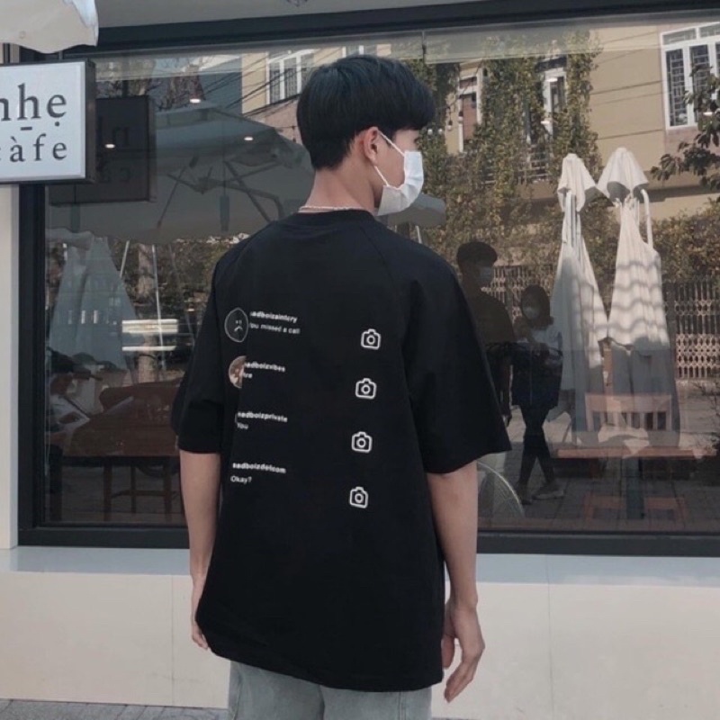 Áo phông Sadboiz Sadtagram Nam Nữ Form Rộng Unisex Chất Đẹp - Áo Thun Satboy Hai Màu, satboy, sadboi, sadboy, saidboiz | BigBuy360 - bigbuy360.vn