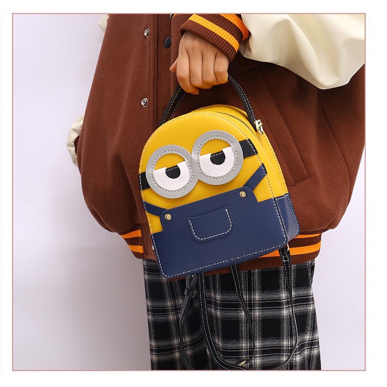 Balo Handmade Mini Hình Minion ❤️ Ebi Store - Freeship ❤️ Set Nguyên Liệu Balo Khâu Tay Cực Đáng Yêu Siêu Ngầu