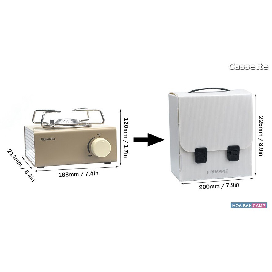 Bếp Gas Dã Ngoại Fire Maple Cassette | LAC