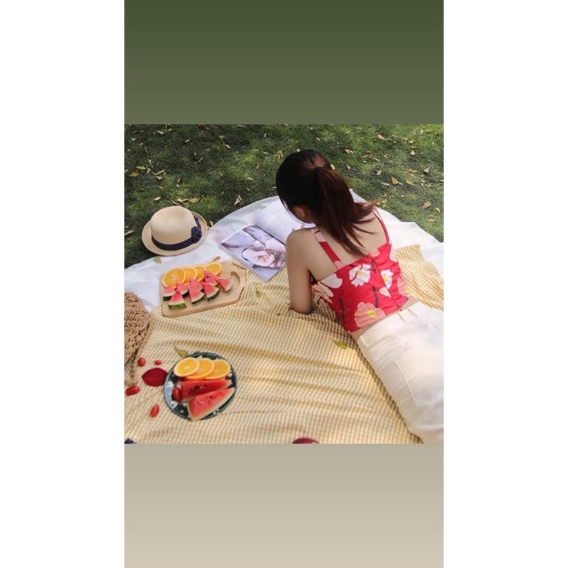 Pass quần Sò Vintage, áo croptop 2 dây