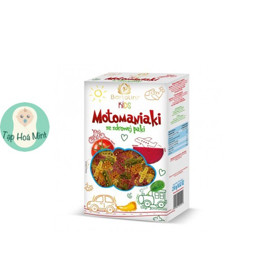 Mì nui rau củ cho bé hình động vật Bartolini 250g