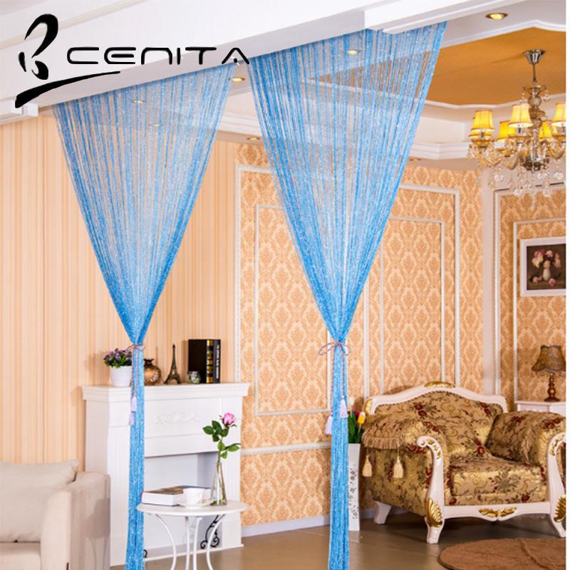 Rèm Cửa Sổ Tua Rua Bằng Vải Lụa Màu Bạc