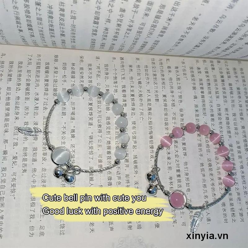 Vòng Tay Đá Opal Đơn Giản Cho Cặp Đôi Nữ
