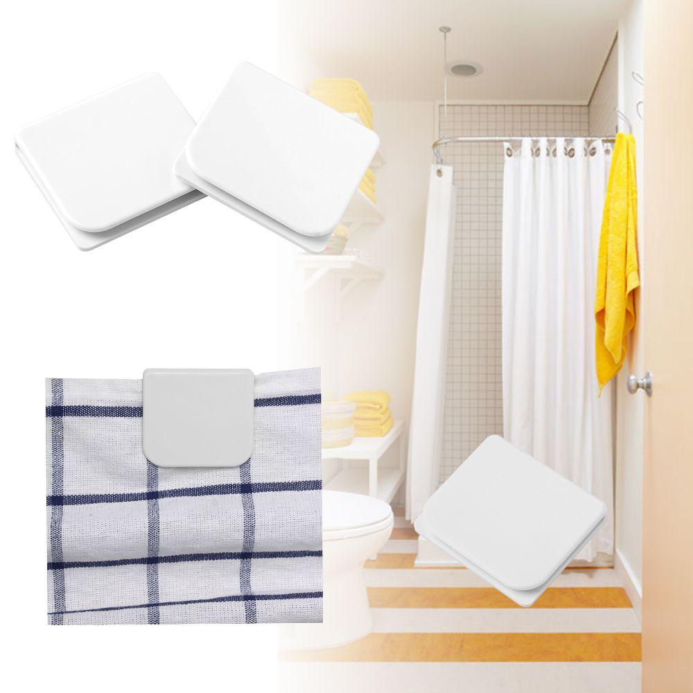 LAKAMIER Bộ 2 Kẹp Rèm Che Bồn Tắm Chống Văng Nước