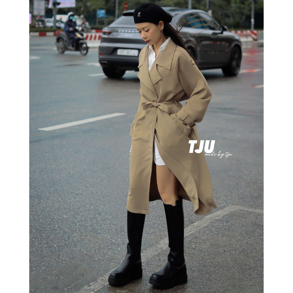 Áo mangto nữ dáng dài/ ngắn kèm đai, Áo mangto Hàn dài/ ngắn thu đông, ulzzang, Hàn Quốc, thiết kế T-Ju (mangto korea) | BigBuy360 - bigbuy360.vn