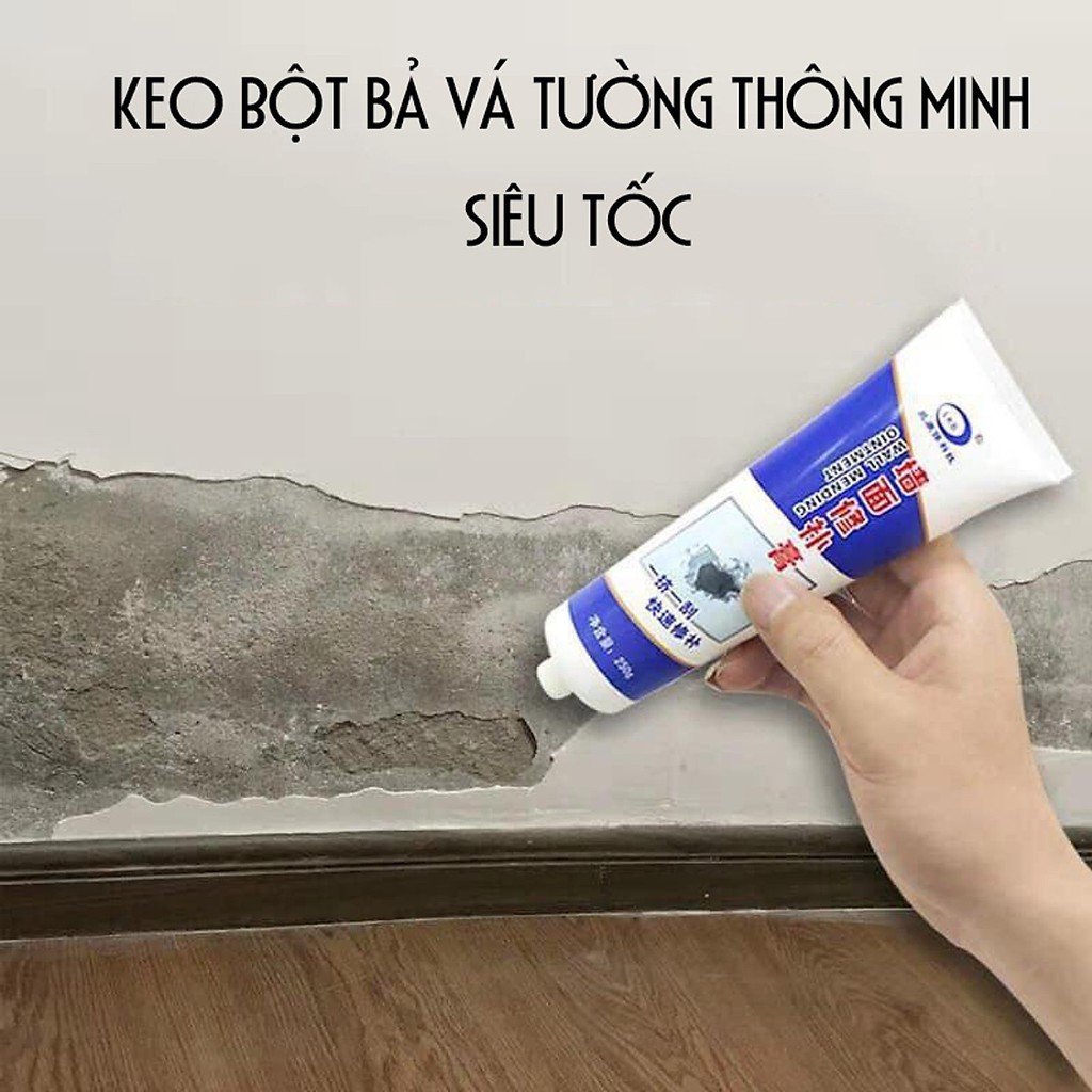 Keo Trám Tường, Keo Vá Tường Chống Bong Tróc Thông Minh, Tiện Lợi