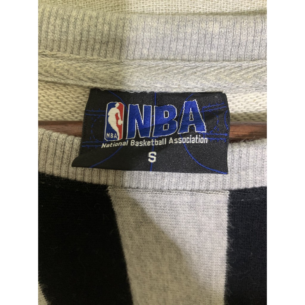 Áo nỉ cổ tròn sweater hiệu NBA chính hãng secondhand