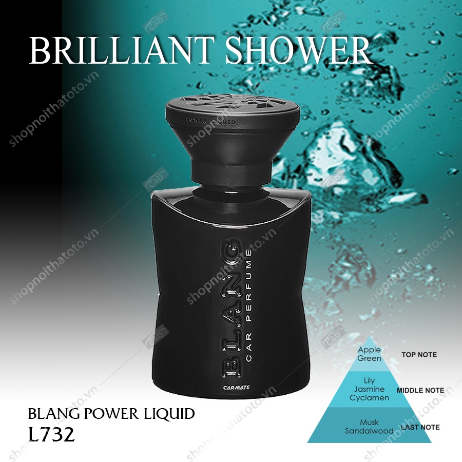 [Mã BMBAU50 giảm 10% đơn 99k] Nước Hoa Ô Tô CARMATE Blang Power Liquid C Nhập Khẩu Chính Hãng