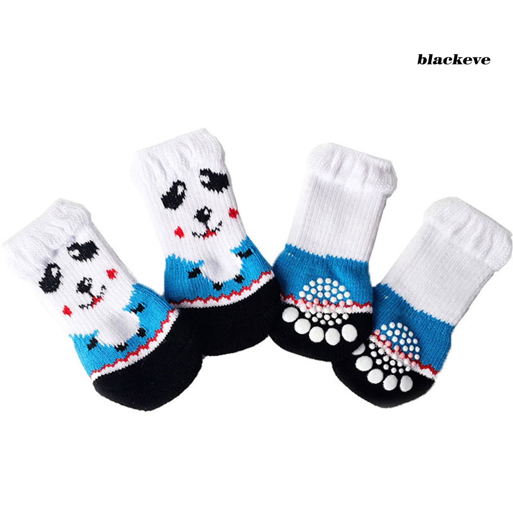 Bộ 4 vớ cotton họa tiết dễ thương dành cho thú cưng